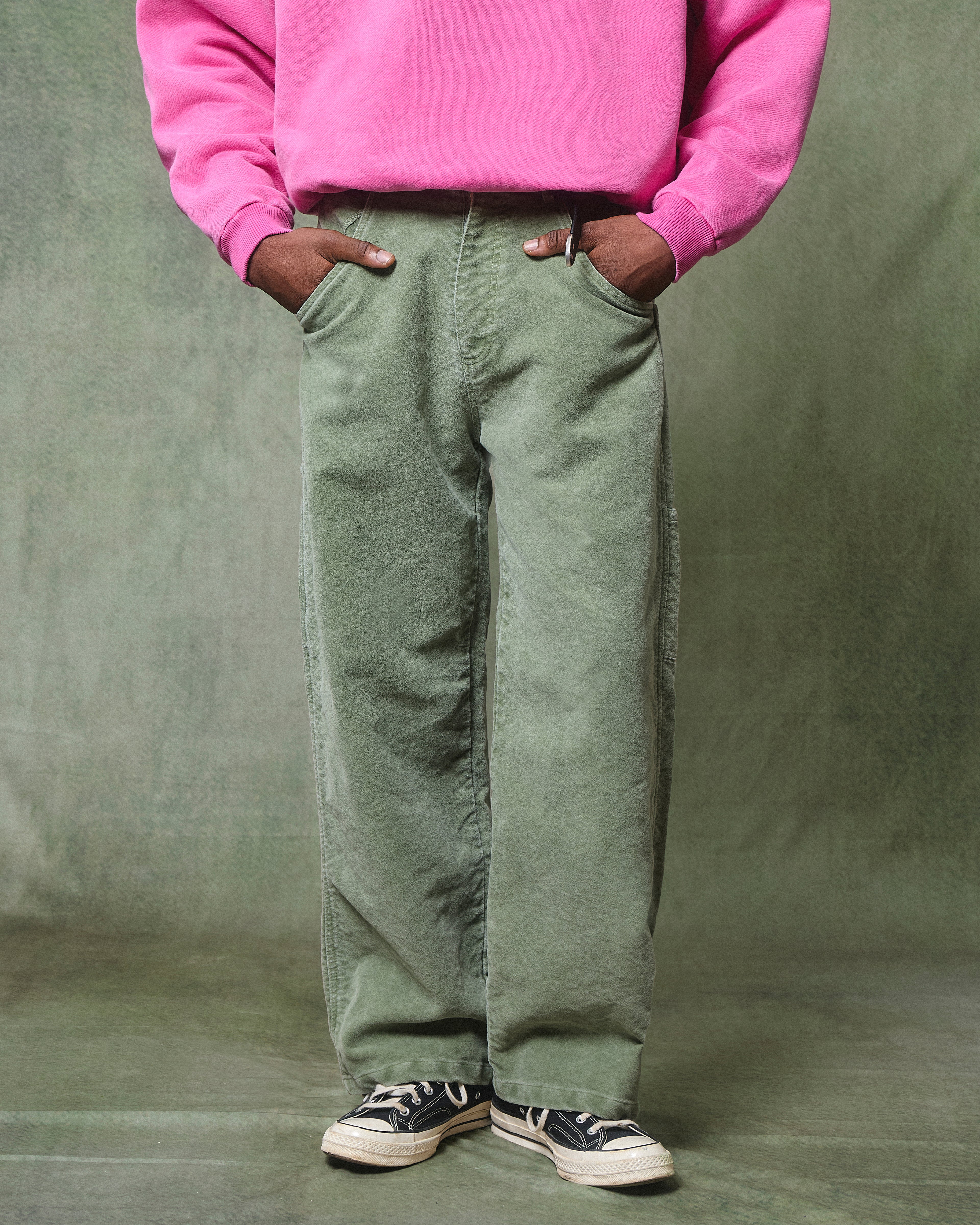 MOLESKIN RANGER PANT - MOSS GRAY