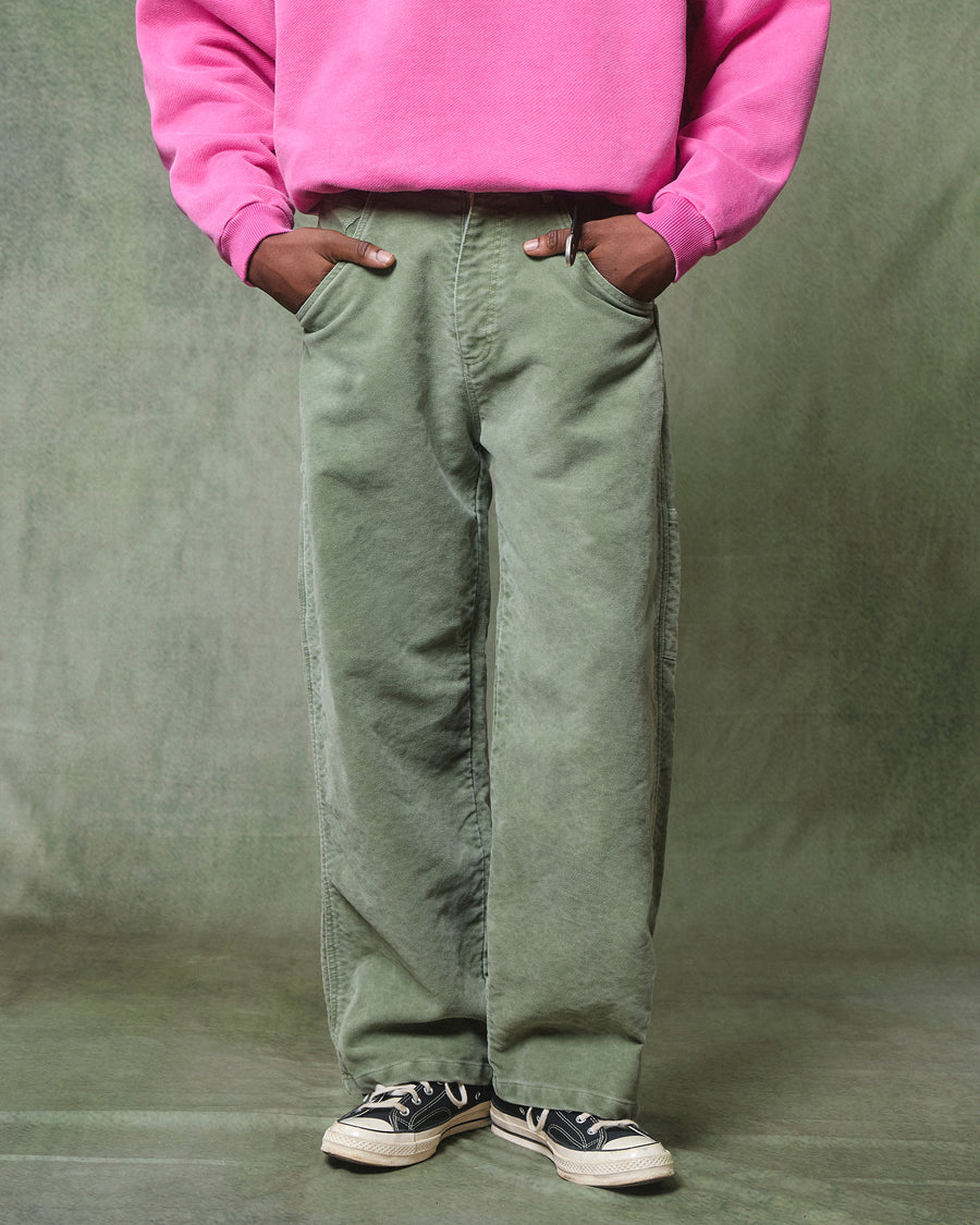 MOLESKIN RANGER PANT - MOSS GRAY