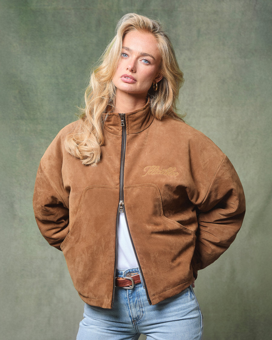 THE SUEDE COUNTRYMAN JACKET - TAN