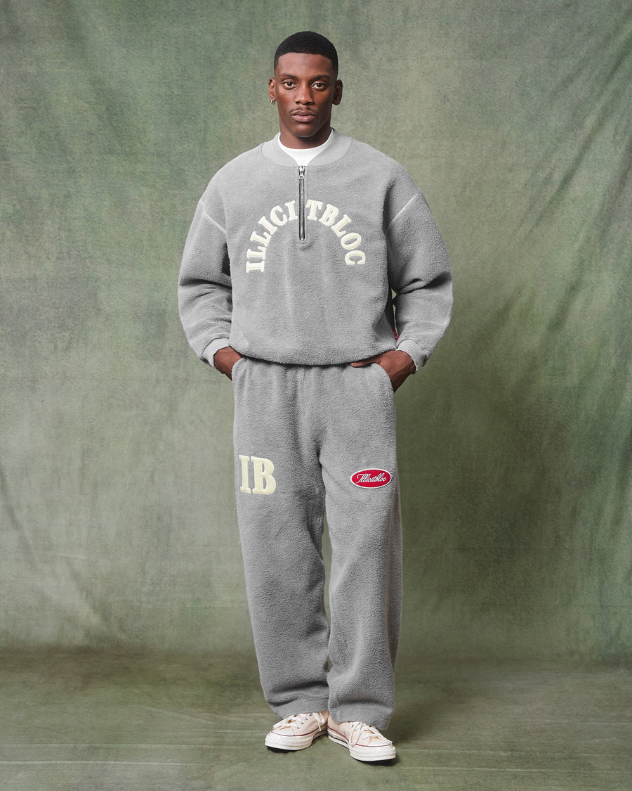 REVERSE SPELLOUT SWEATPANTS - POWDER GREY