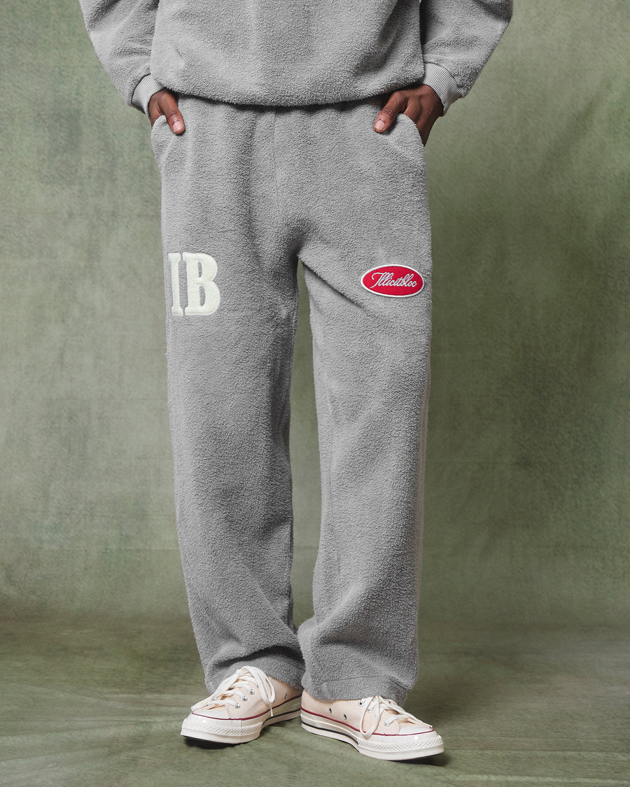 REVERSE SPELLOUT SWEATPANTS - POWDER GREY