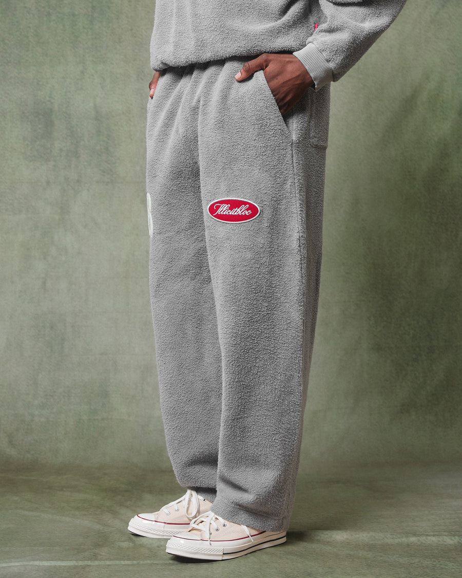 REVERSE SPELLOUT SWEATPANTS - POWDER GREY