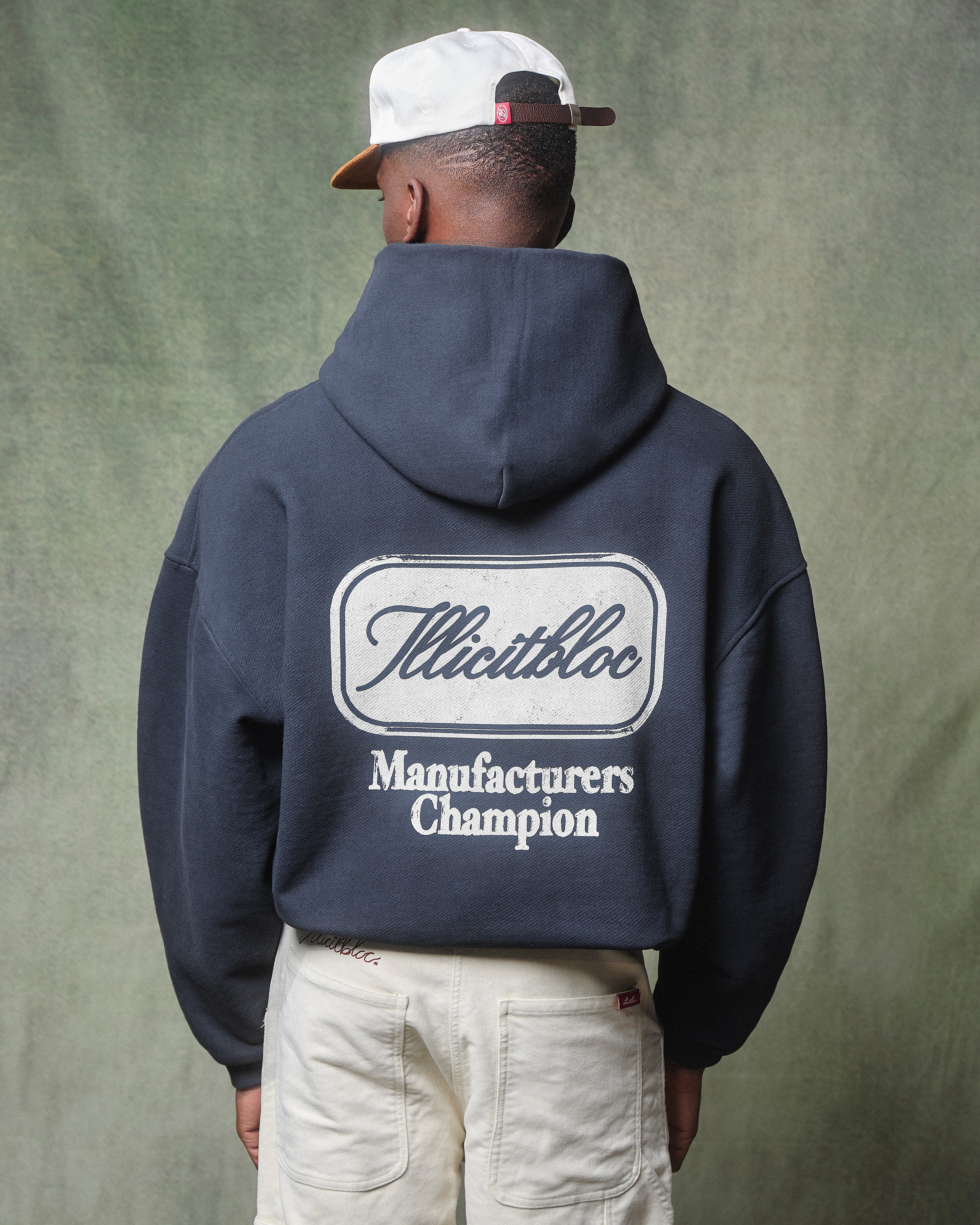 CHAMPION STAMP HOODIE - VINTAGE BLACK