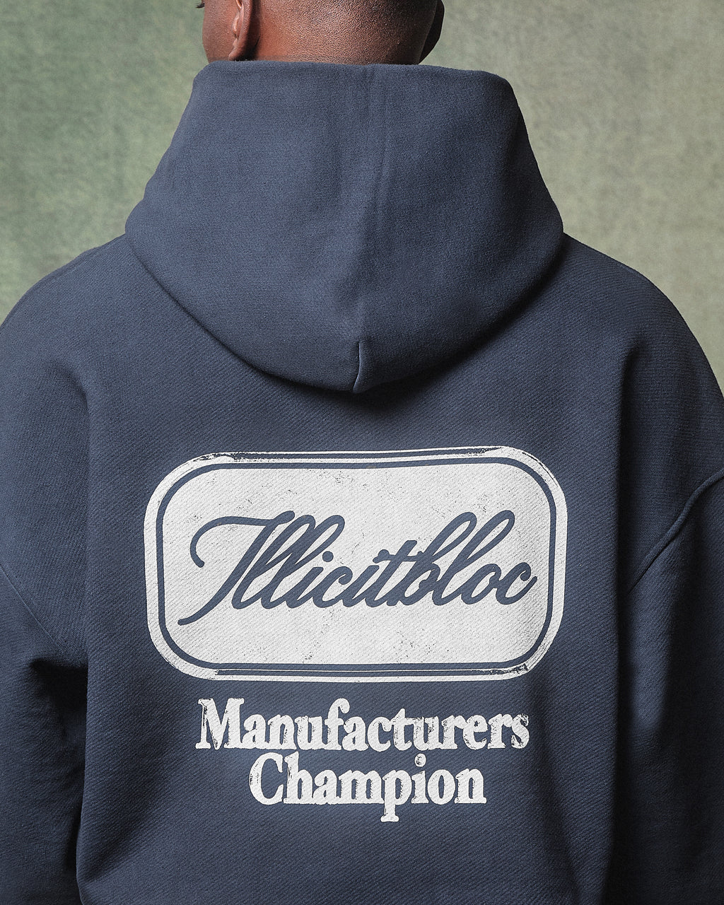 CHAMPION STAMP HOODIE - VINTAGE BLACK