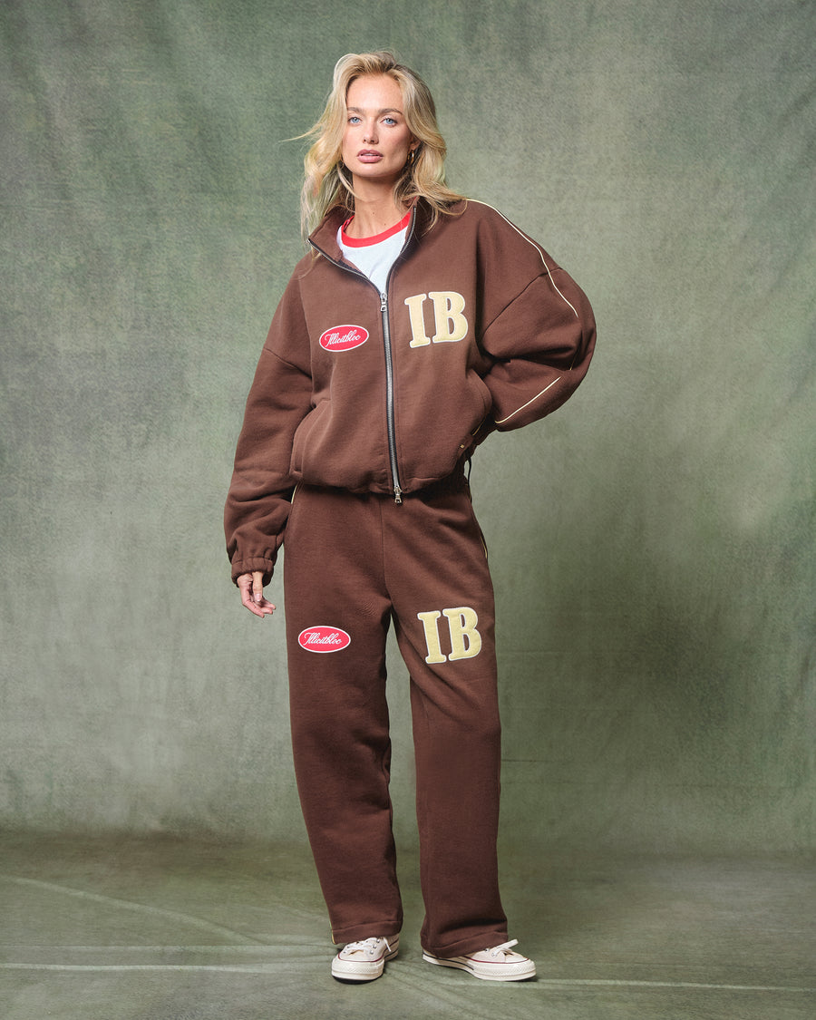 SPELLOUT SWEATPANTS - HICKORY