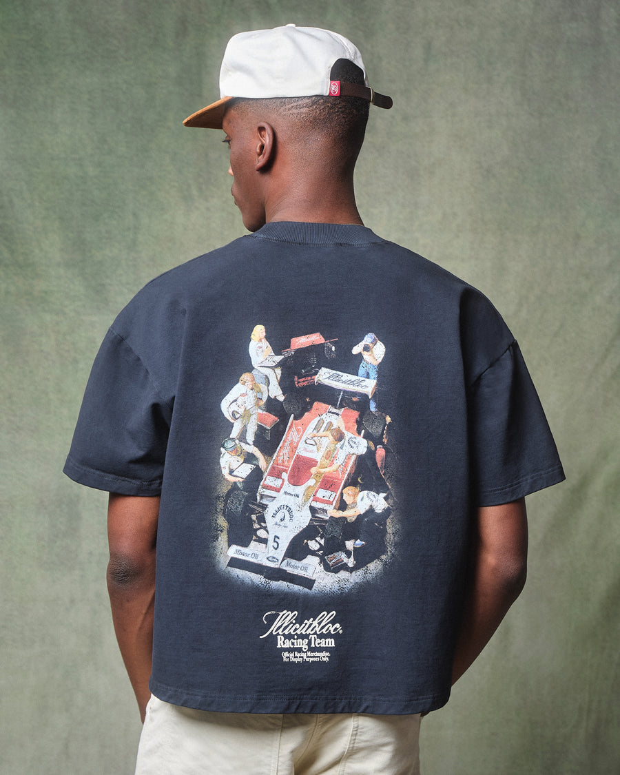 CREW MERCH T-SHIRT - VINTAGE BLACK