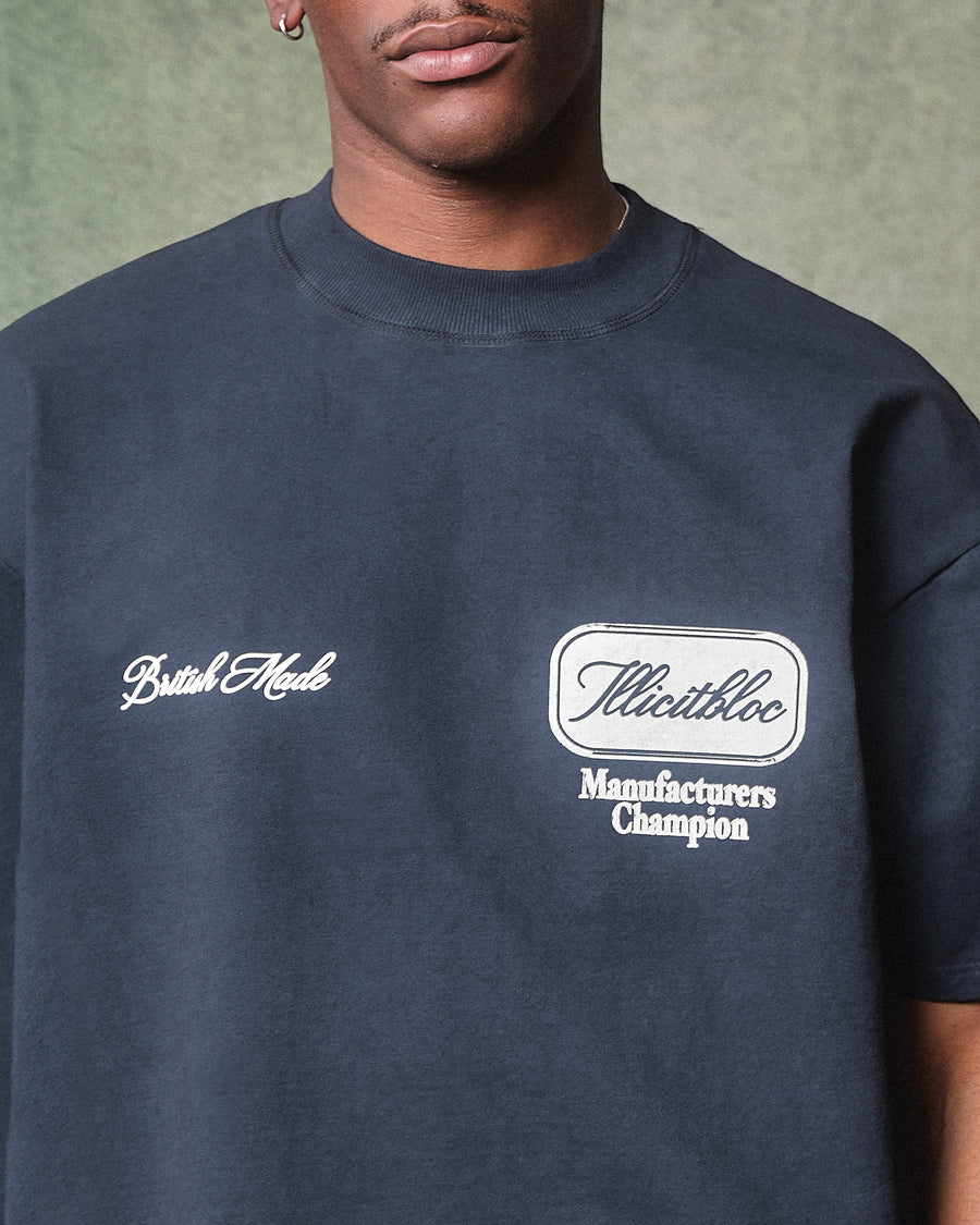 CHAMPION STAMP T-SHIRT - VINTAGE BLACK