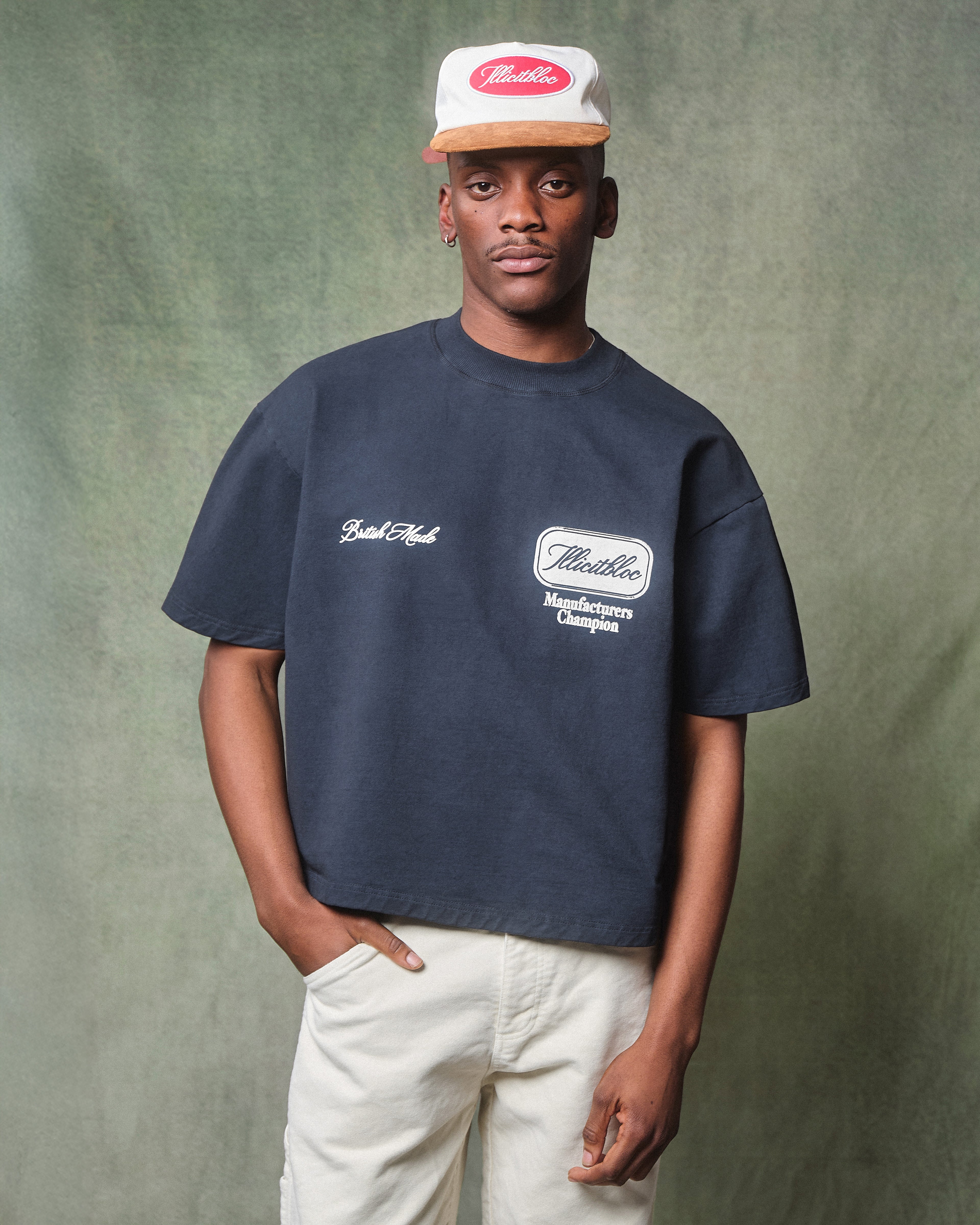 CHAMPION STAMP T-SHIRT - VINTAGE BLACK
