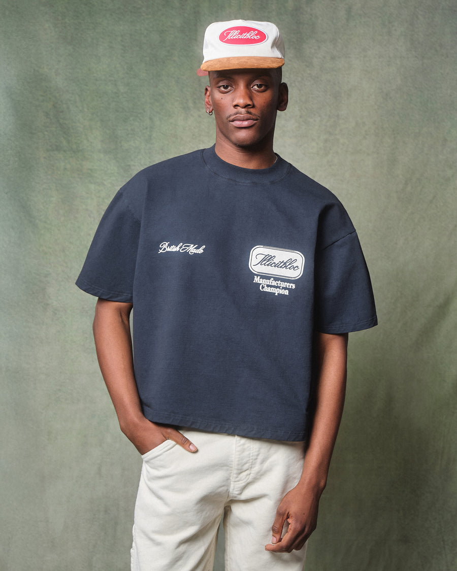 CHAMPION STAMP T-SHIRT - VINTAGE BLACK