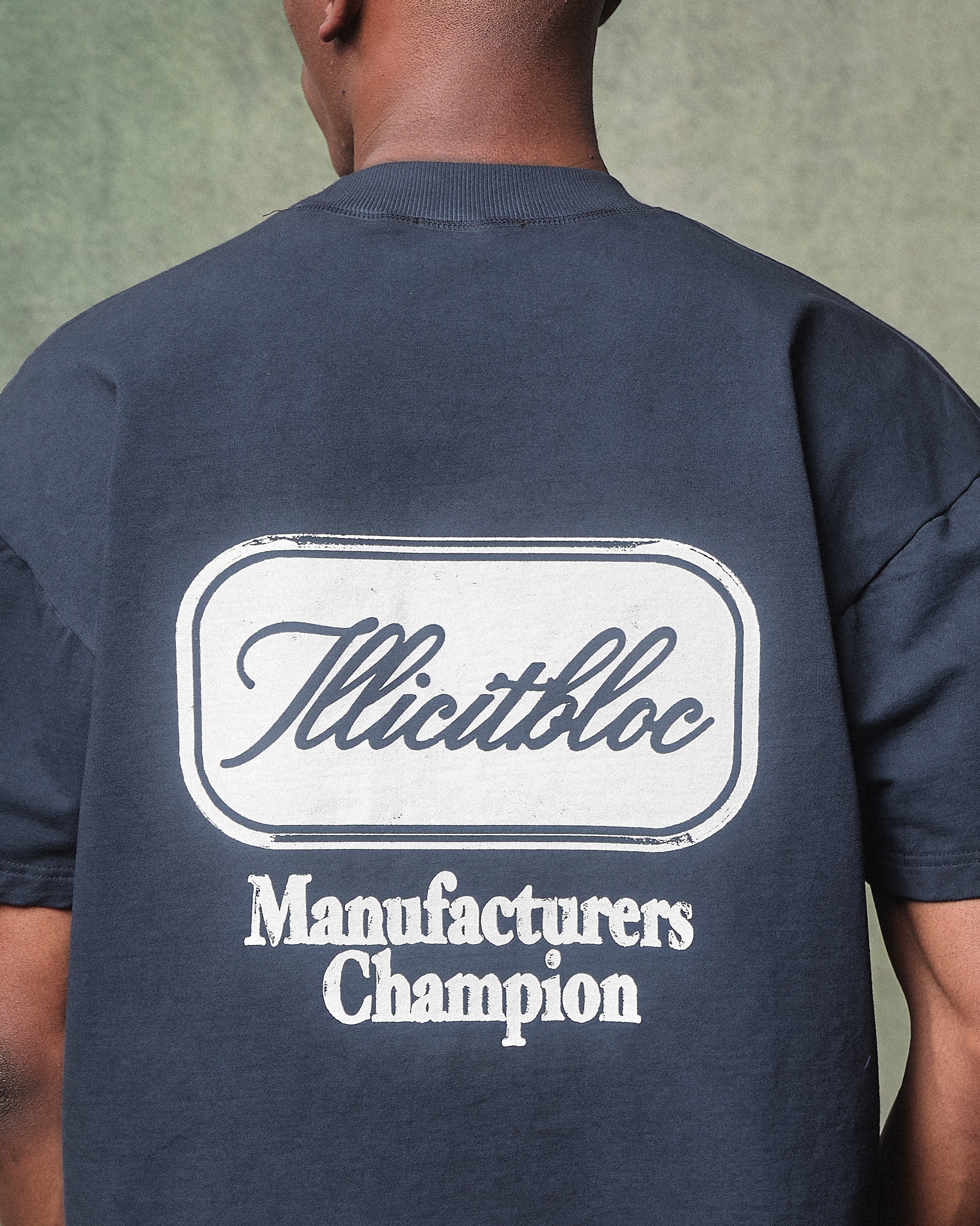 CHAMPION STAMP T-SHIRT - VINTAGE BLACK