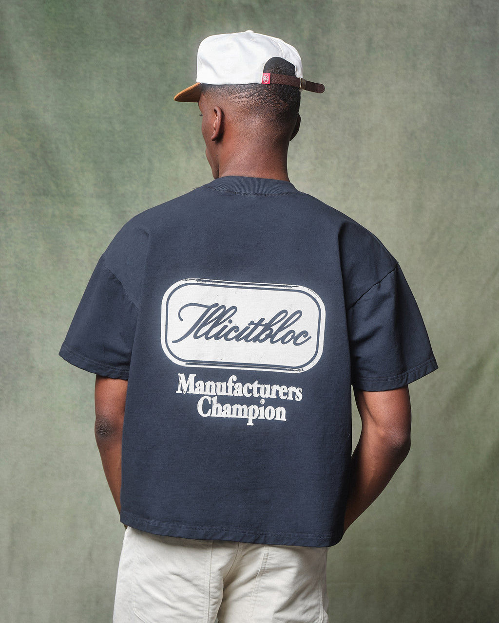 CHAMPION STAMP T-SHIRT - VINTAGE BLACK