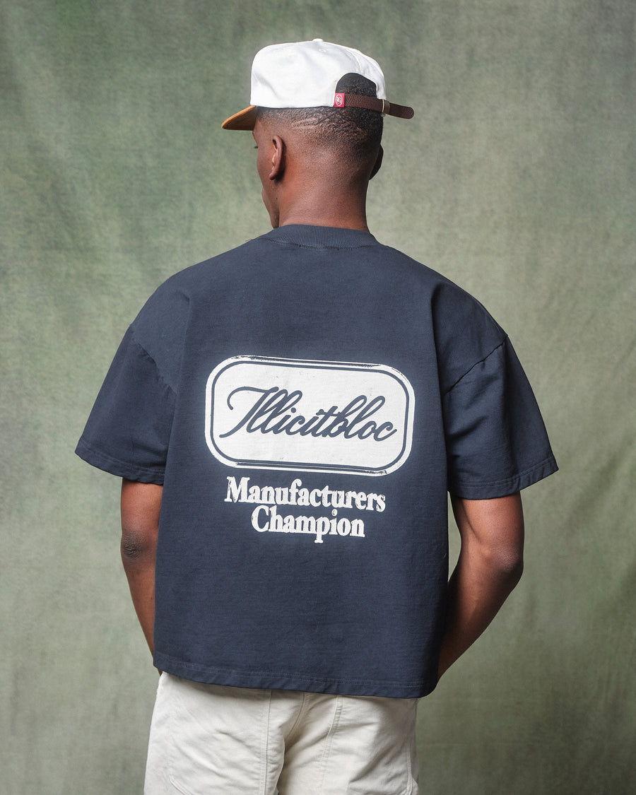 CHAMPION STAMP T-SHIRT - VINTAGE BLACK