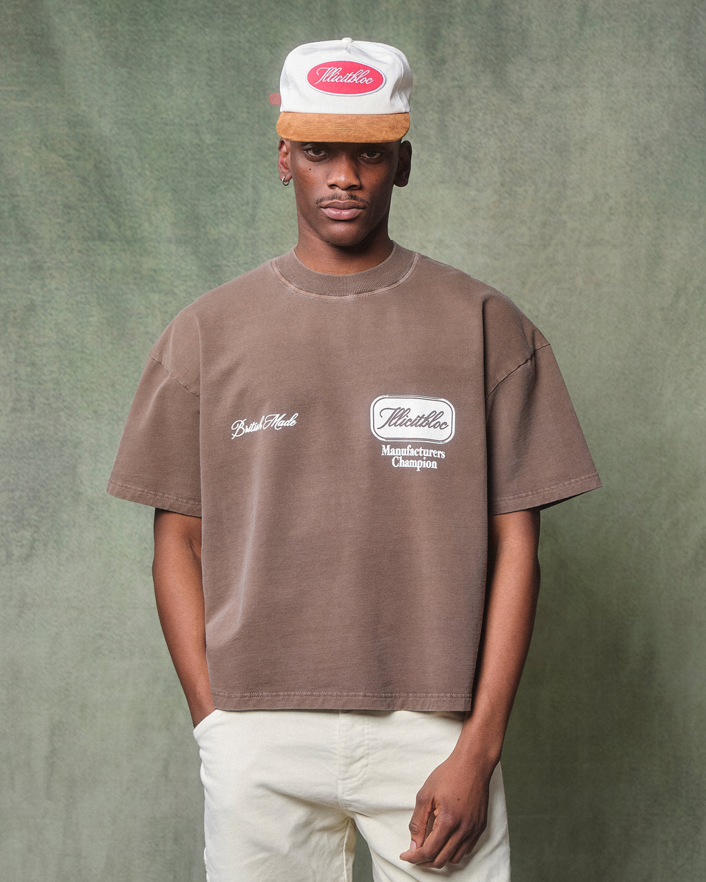 CHAMPION STAMP T-SHIRT - WASHED BROWN