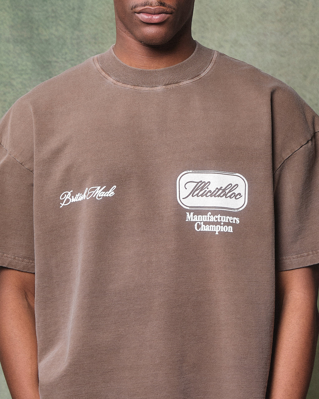 CHAMPION STAMP T-SHIRT - WASHED BROWN