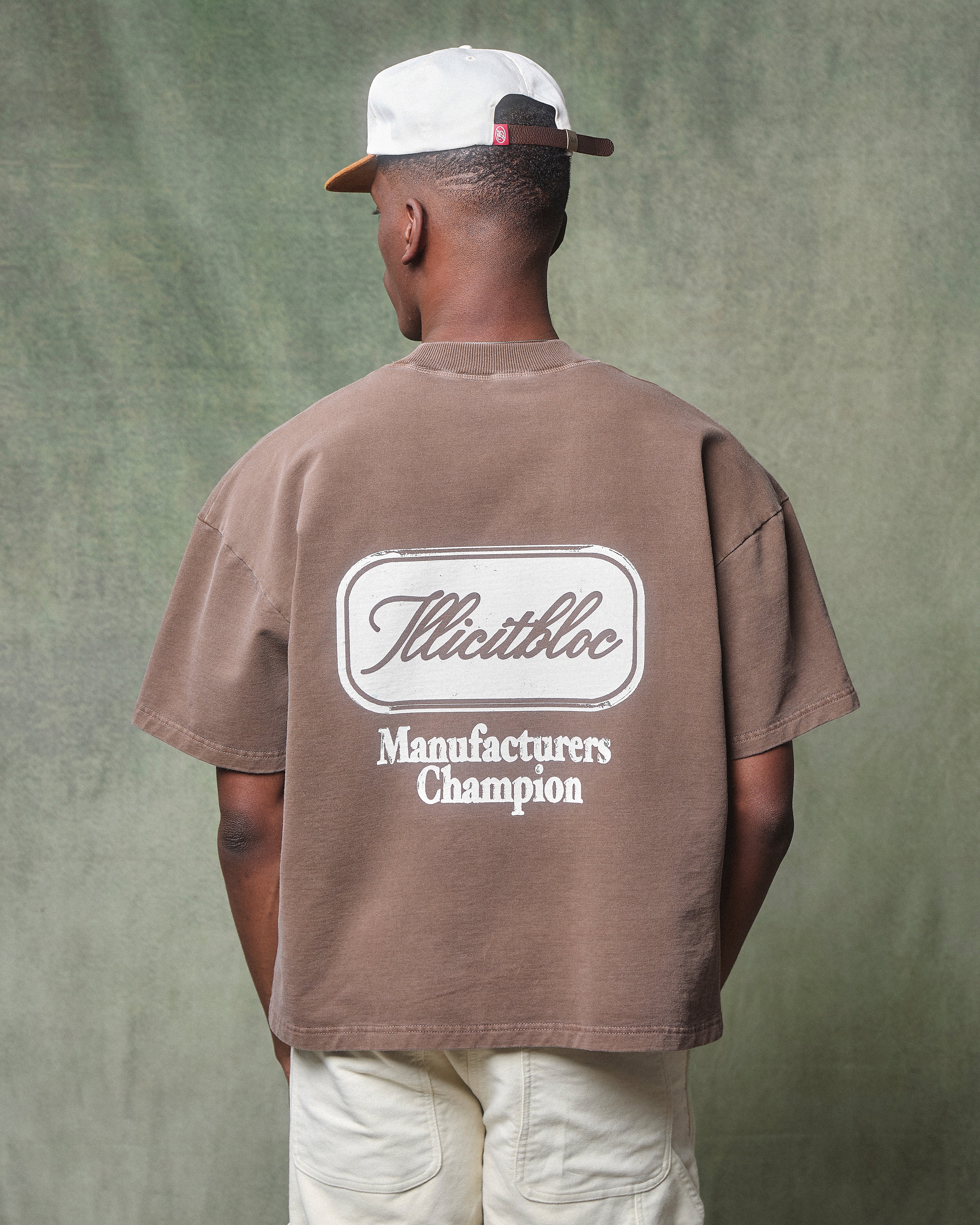 CHAMPION STAMP T-SHIRT - WASHED BROWN