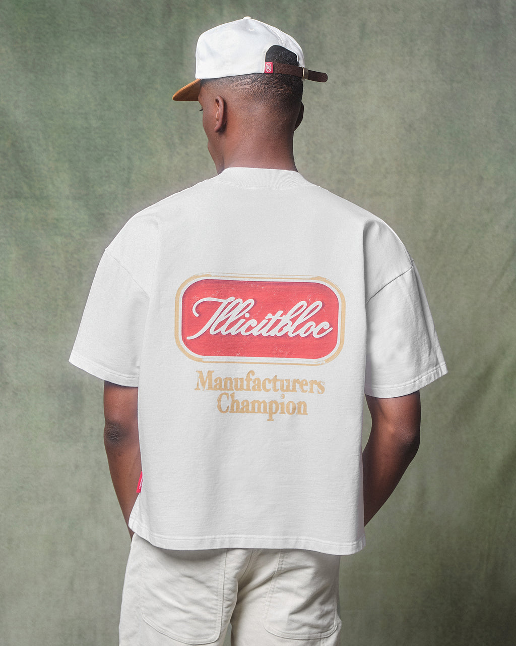 CHAMPION STAMP CLOUDWEAVE™ T-SHIRT - WHITE