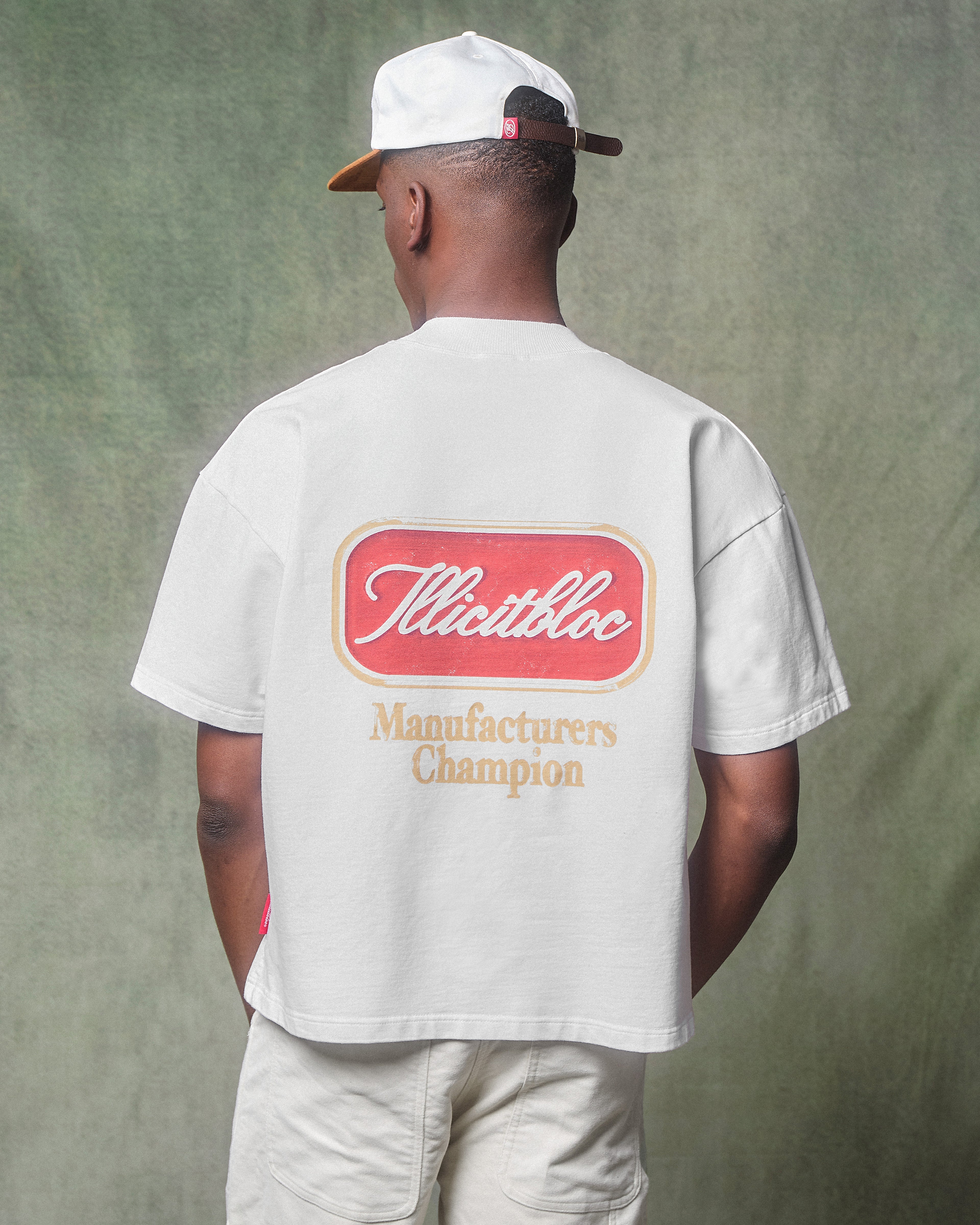 CHAMPION STAMP CLOUDWEAVE™ T-SHIRT - WHITE