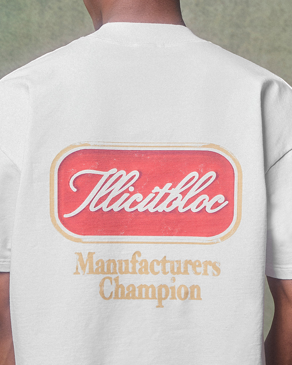 CHAMPION STAMP CLOUDWEAVE™ T-SHIRT - WHITE