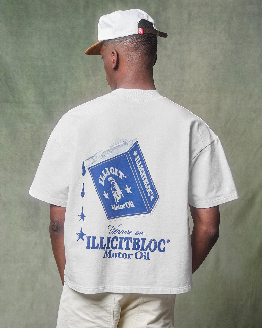 OIL CAN T-SHIRT - WHITE