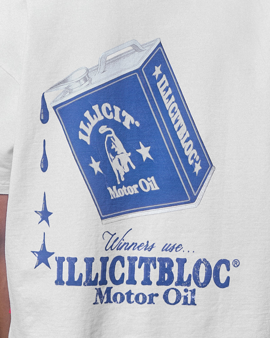 OIL CAN T-SHIRT - WHITE
