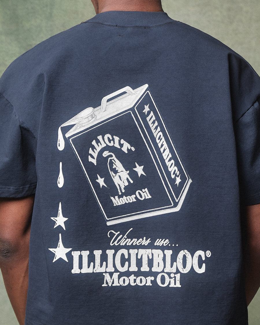 OIL CAN T-SHIRT - VINTAGE BLACK