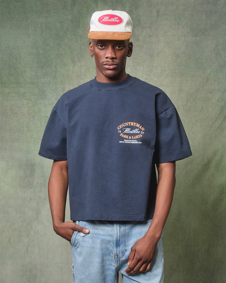 BASS HOUND T-SHIRT - VINTAGE BLACK