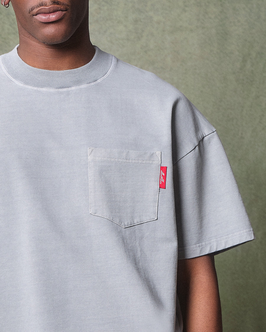 CLASSIC POCKET T-SHIRT - POWDER GREY
