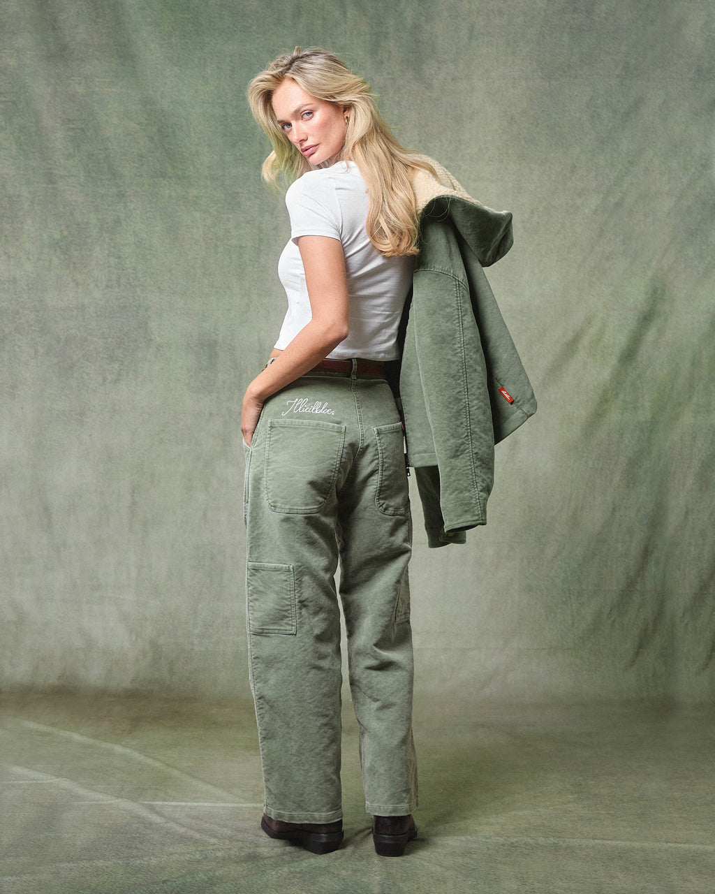 Angler Hooded Jacket - Moss Gray