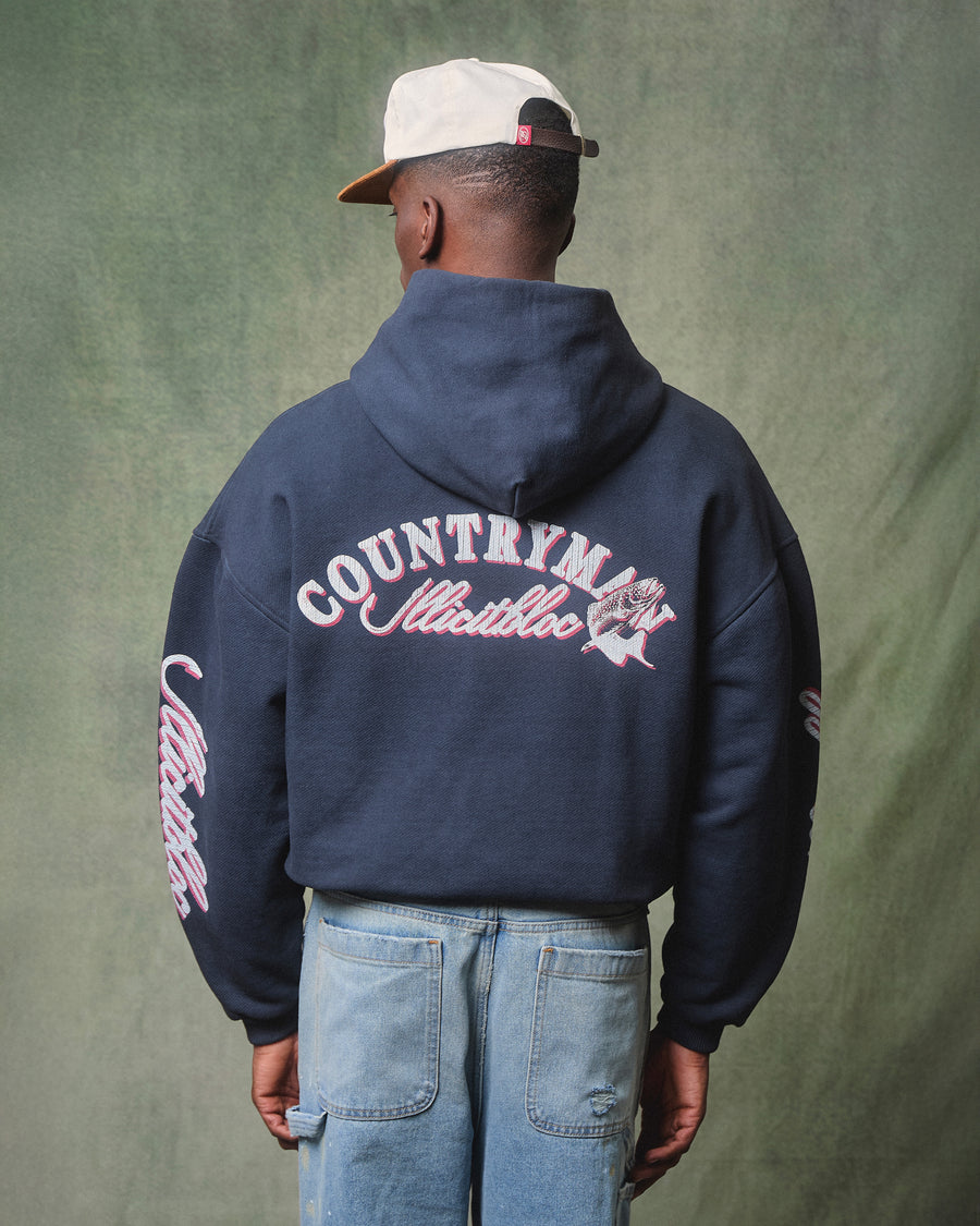 HOOKED HOODIE - VINTAGE BLACK