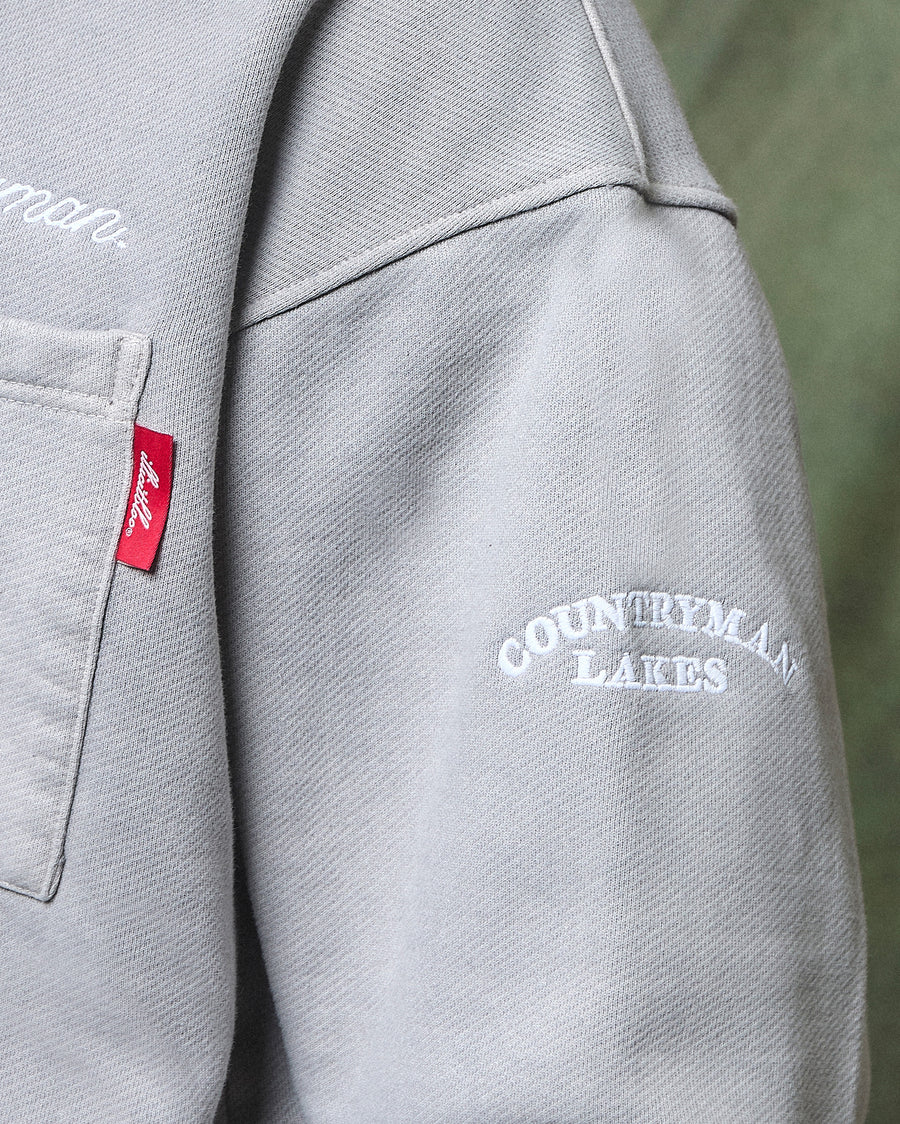 CLUBHOUSE POCKET SWEATSHIRT - POWDER GREY