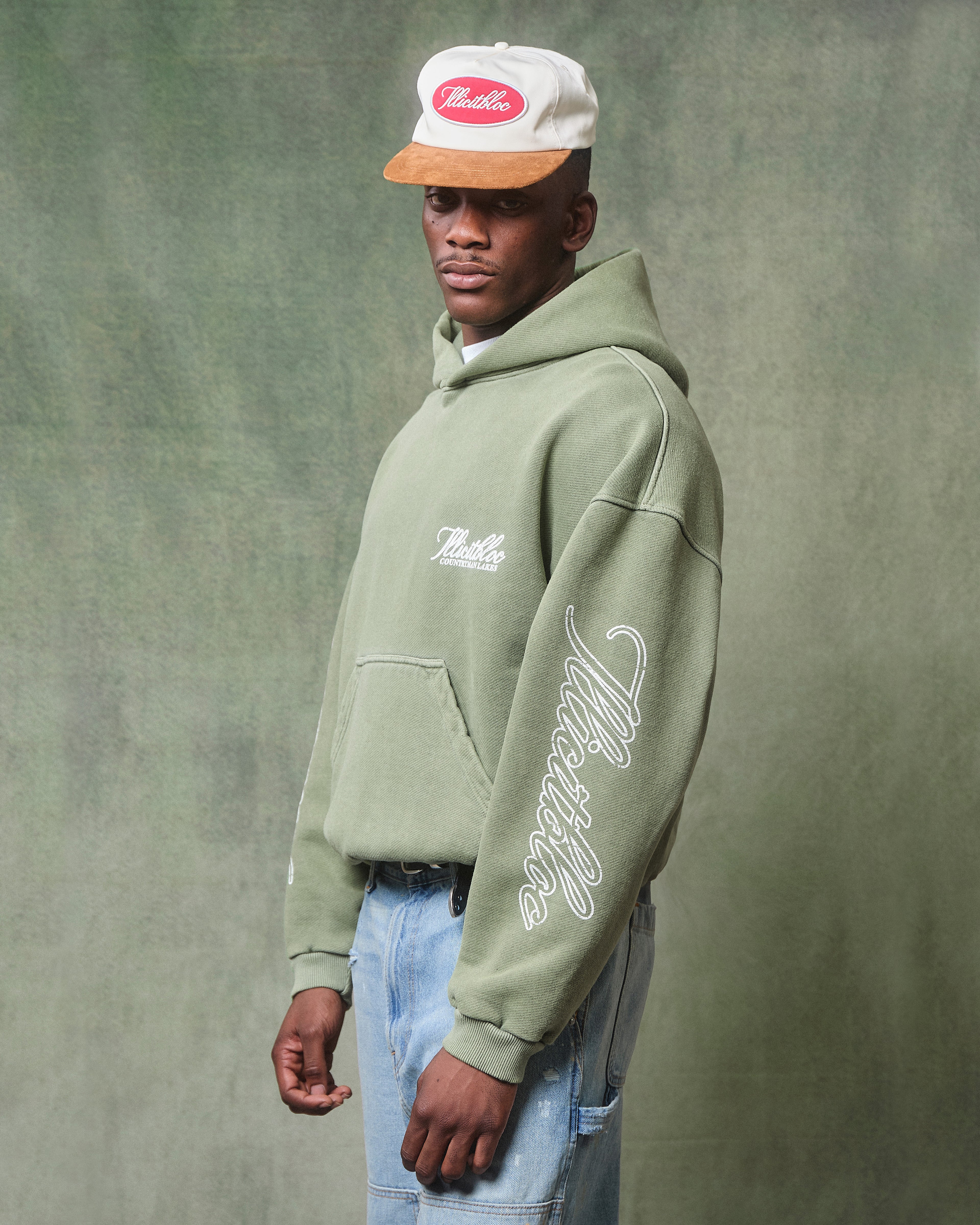 CATCH OF THE DAY HOODIE - MOSS GRAY