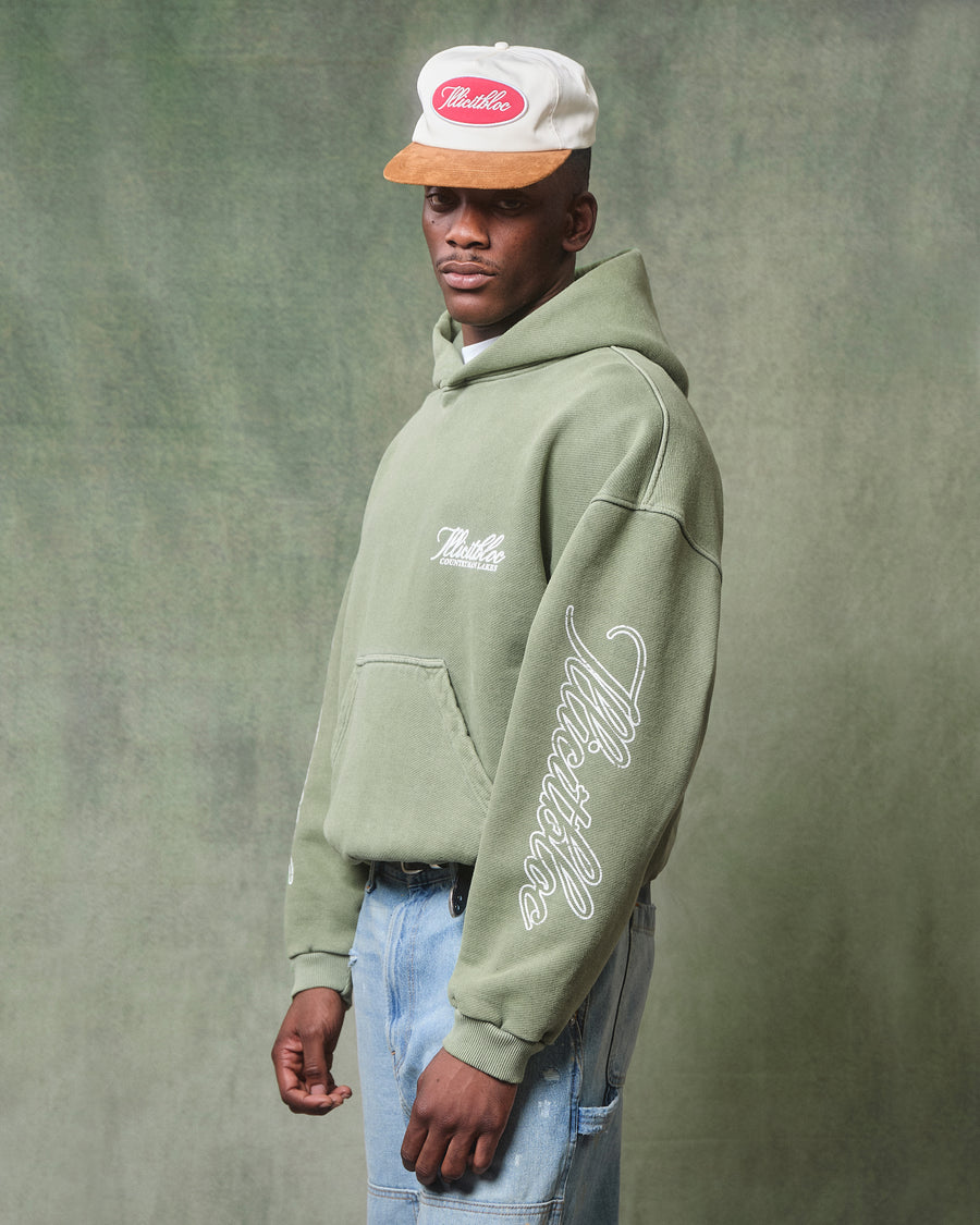 CATCH OF THE DAY HOODIE - MOSS GRAY