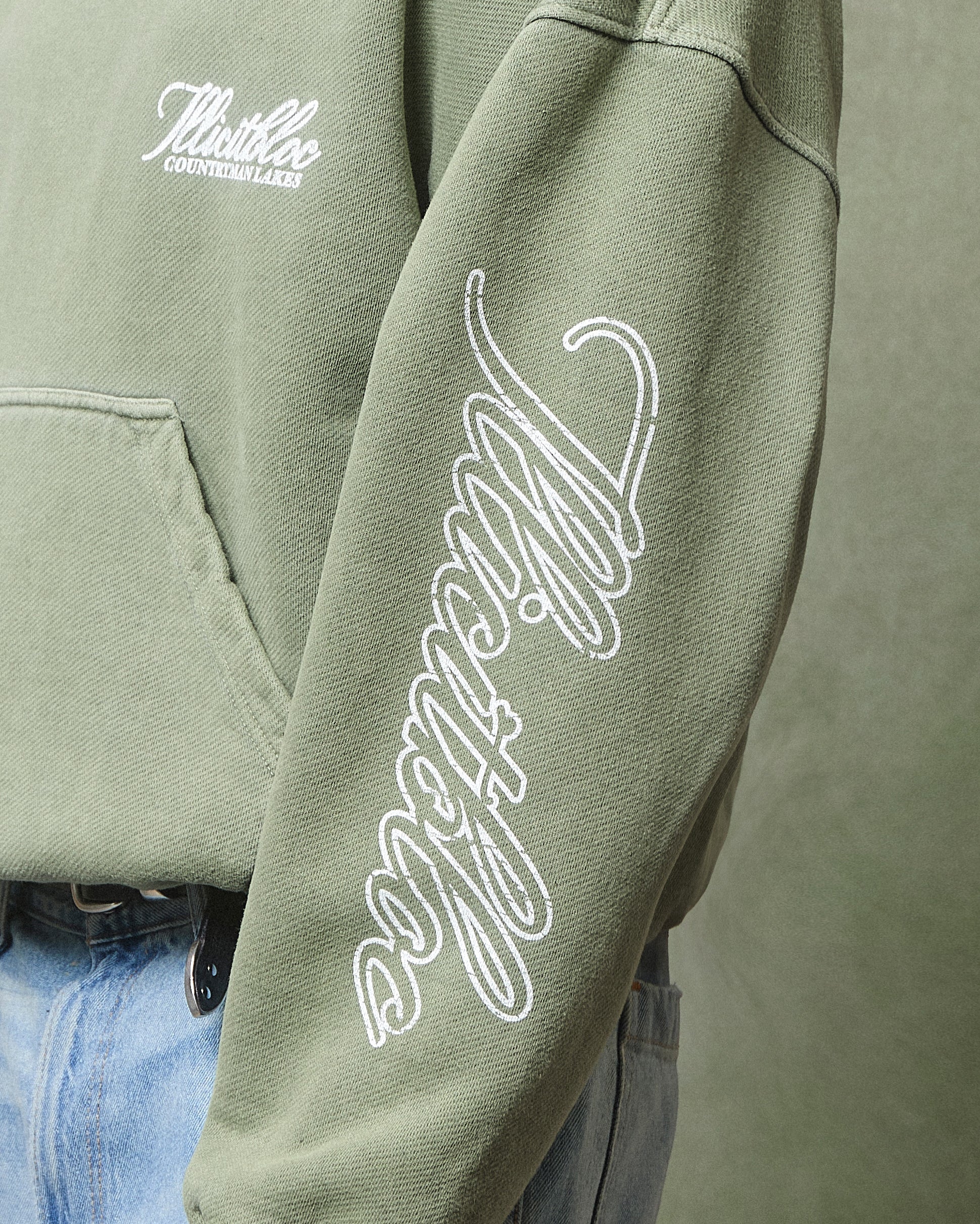 CATCH OF THE DAY HOODIE - MOSS GRAY