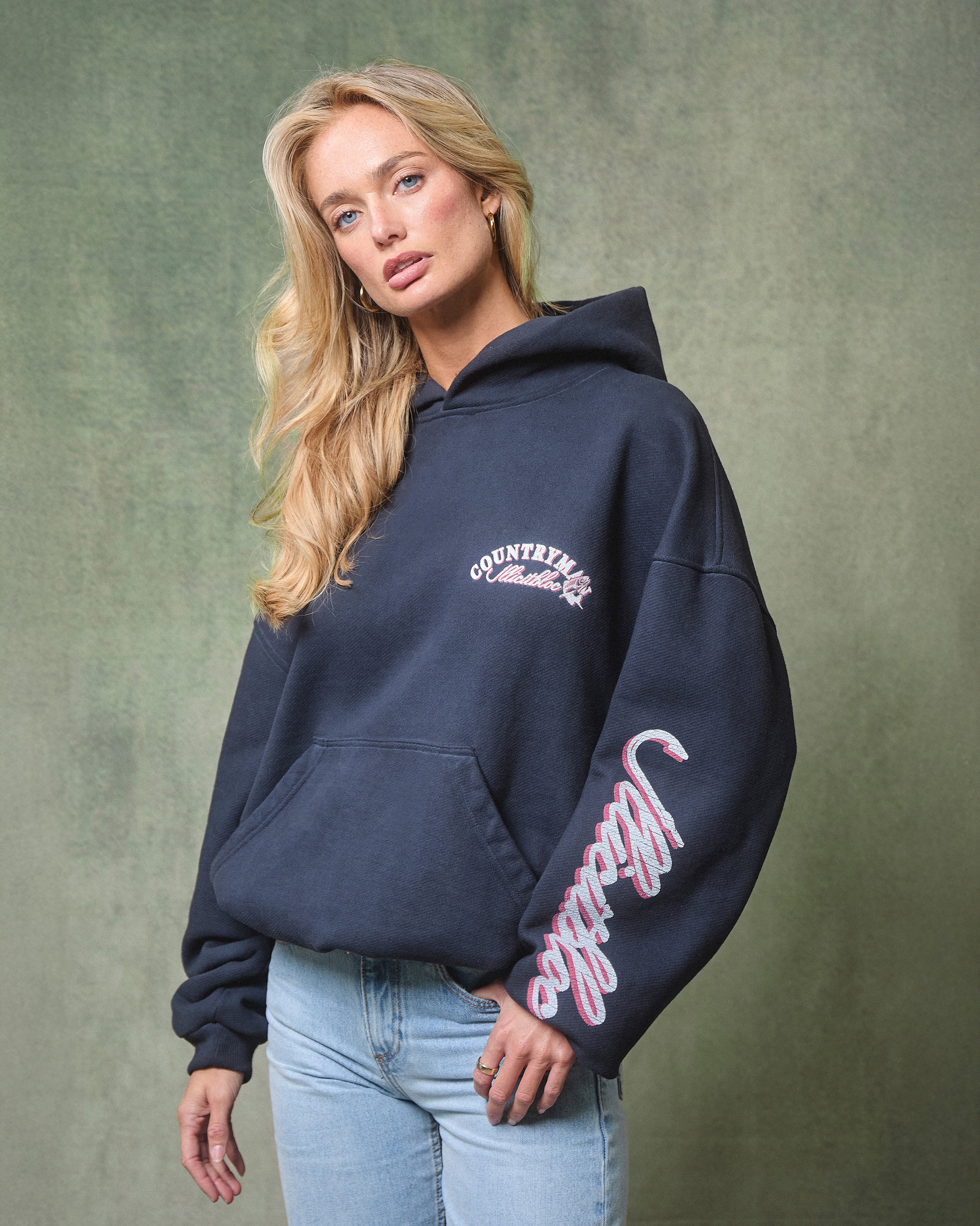 Hooked Hoodie - Vintage Black