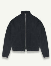 Load image into Gallery viewer, RUNNING CLUB TRACK JACKET - WASHED BLACK
