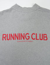 Load image into Gallery viewer, RUNNING CLUB T-SHIRT - GREY MARL/RED (V2)
